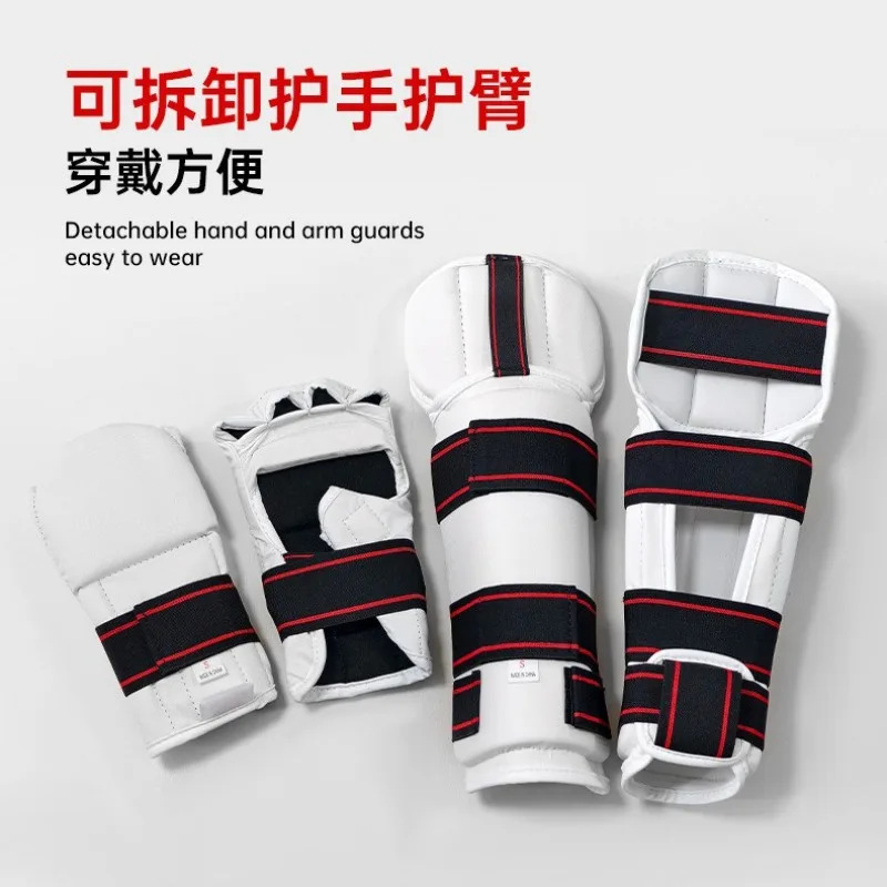taekwondo-elbow-arm-hand-thick-detachable-professional-training-sanda-boxing-protective-gear