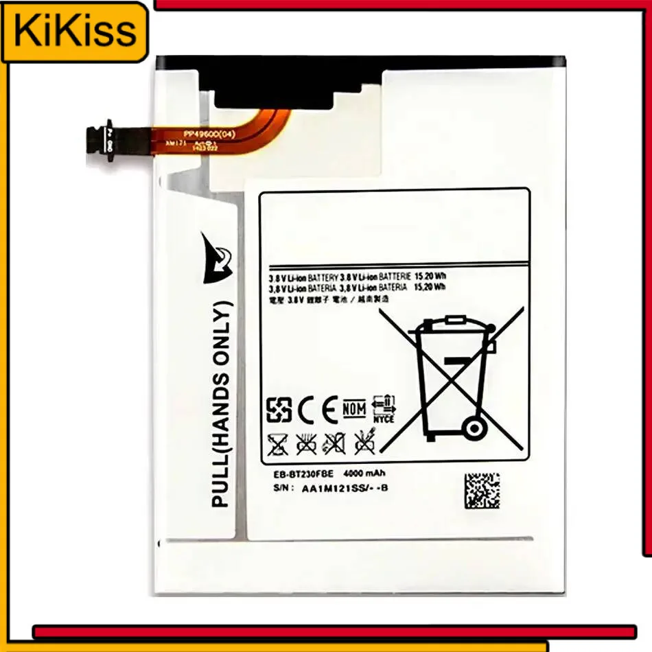

Tablet Battery EB-BT230FBE 4000Mah For Samsung Galaxy Tab 4 Nook T230 T231 T235 SM-T230 SM-T231 SM-T235