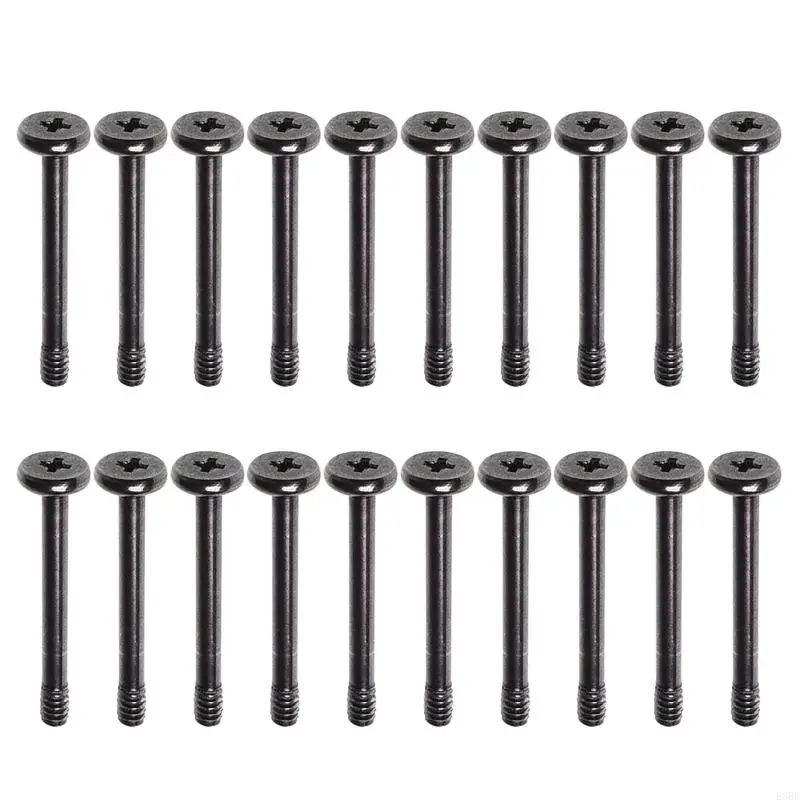 20pcs 6#-32x30mm DIY Computer PC for Case Video Card  Radiator Water Cooling Fan Lengthened  Flat for Head