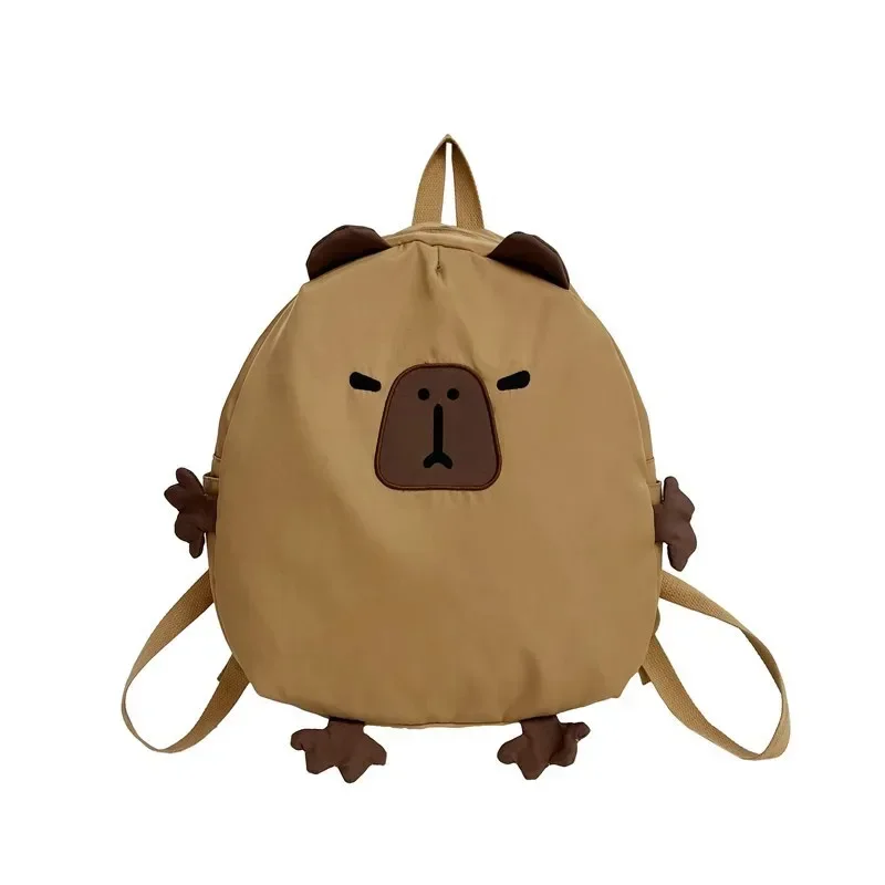 Hot Mochila Internet Celebrity Kapibala Capybara Backpack Bag Ins Popular Girl Heart Cartoon Large Capacity Student School Bag