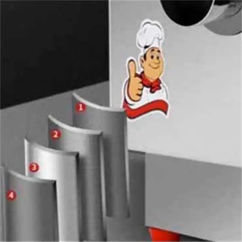 Multifunktionaler Gemüseschneider für Frühlingszwiebeln, Lauch, Sauerkraut und Sellerie, Edelstahl-Kartoffelschneider