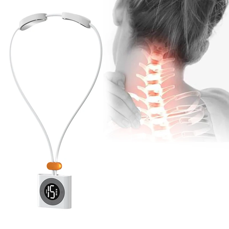 

Electric Facial Massager Cervical Health Care Neck Back Foot EMS Massage Gun Scarf Fitness Pain Releif Heating Masajeador