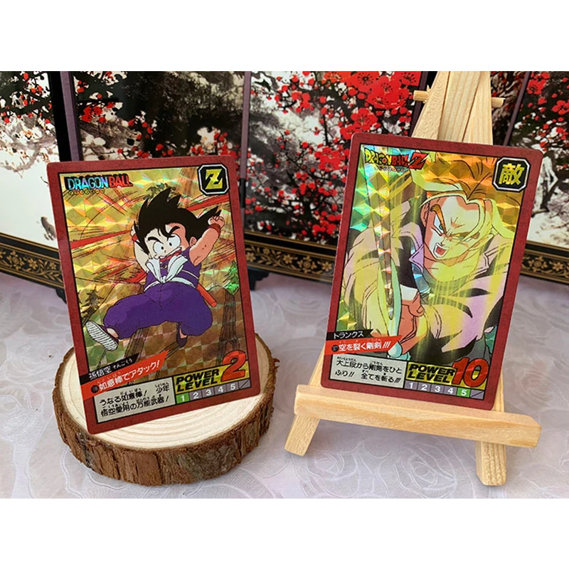 New Dragon Ball Fierce Fighting Chapter Iii Son Goku Vegeta Iv Krillin Color Flashcards Collection Children's Toys Birthday Gift