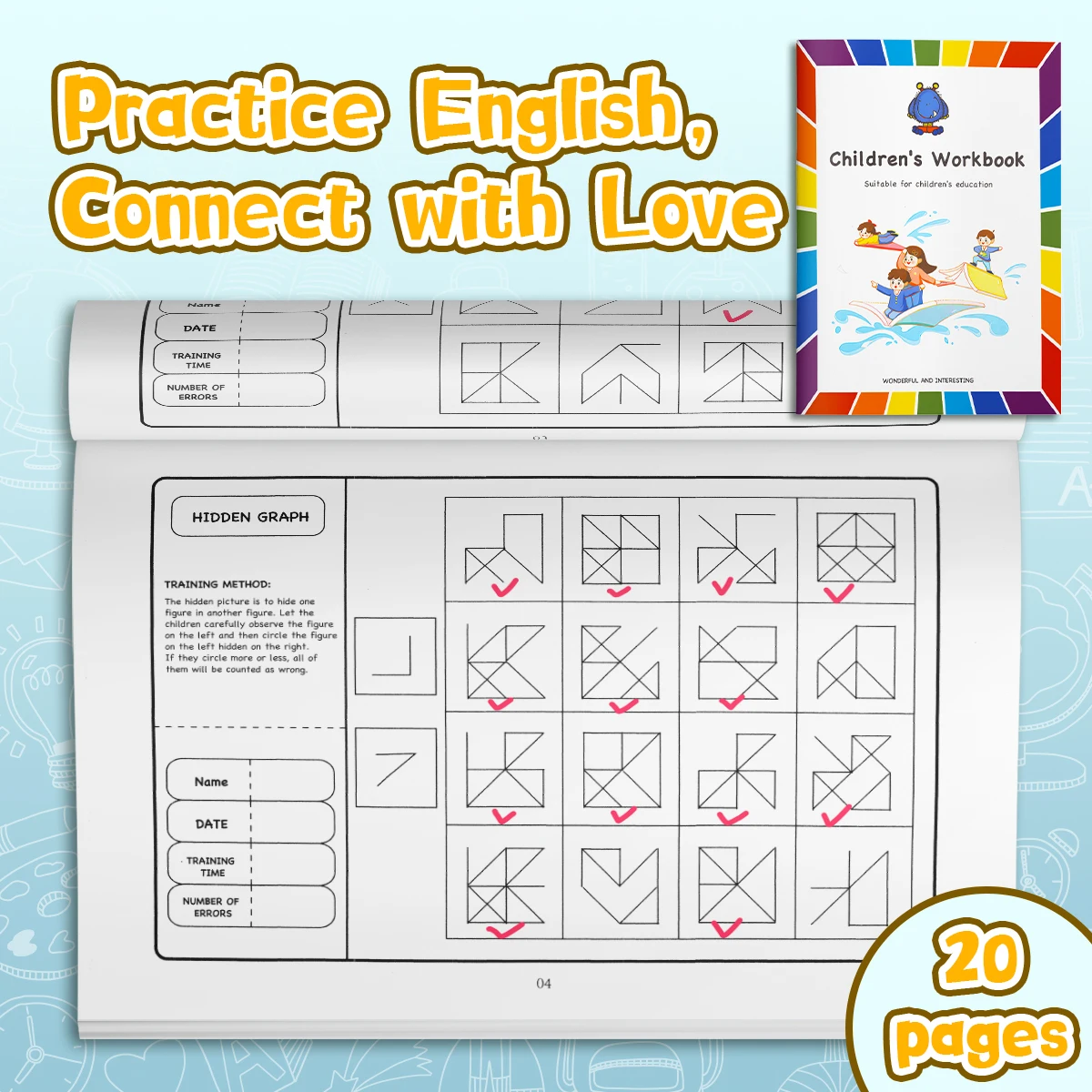 

Hidden Picture Puzzle Book for Kids Ages 3+ – Fun Seek-and-Find Game to Improve Focus and Logical Thinking, Great for Home or Cl