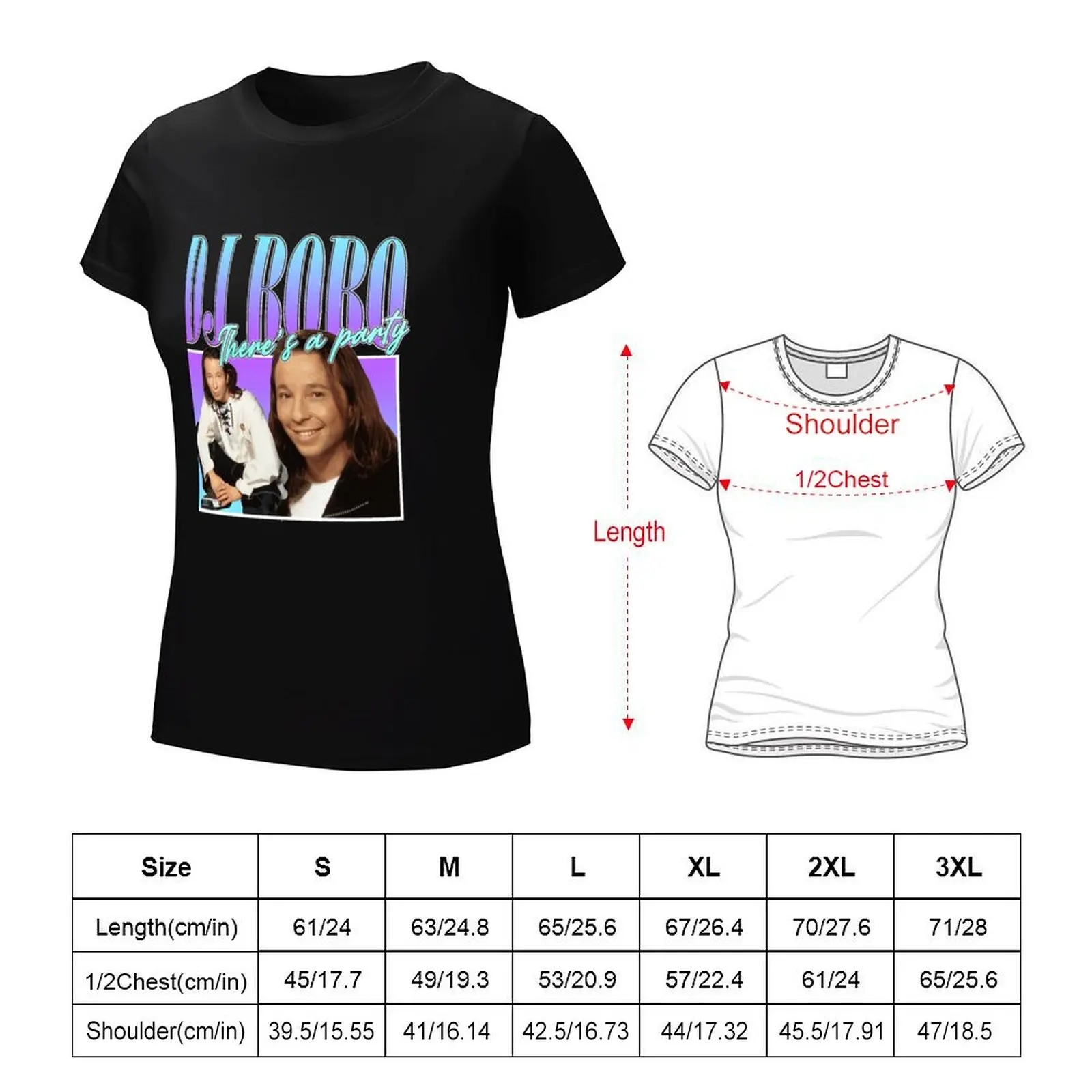 DJ Bobo 90s Style Eurodance T-Shirt aesthetic clothes animal prinfor korean fashion cute tops workout shirts for Women