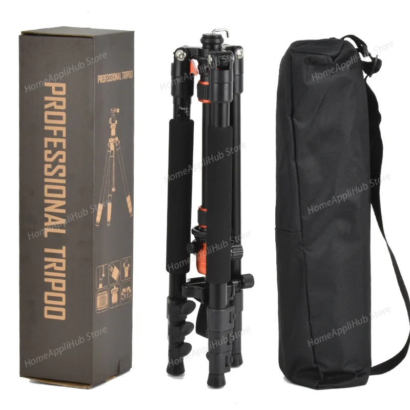 1 PCS Professional Tripod 1.7-meter Single-lens Reflex Camera Tripod with Foldable Universal Ball Head Layout Ball Camera Stand