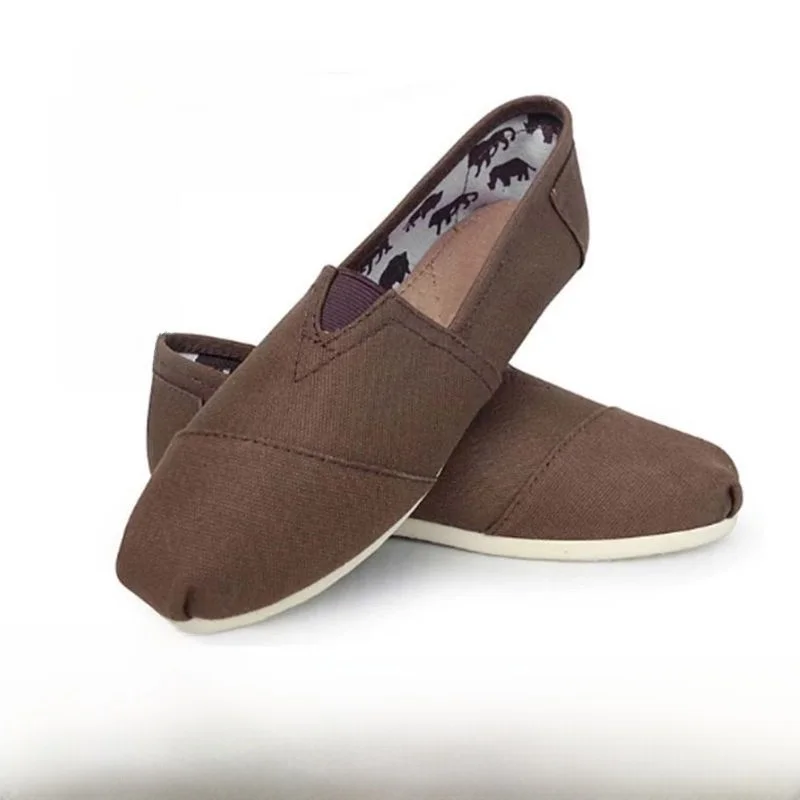 ChaussuresdécontractéesentoileàenfilerTomThomasHappyMary,semelleenlin,coupebasse,boutrond,unisexe,respirantes,résistantesàl