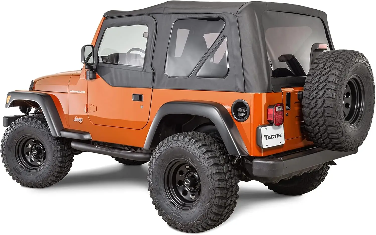 

Replacement Soft Top for Jeep Wrangler TJ 1997-2006, Custom-Fit with Removable Windows and UV Protection