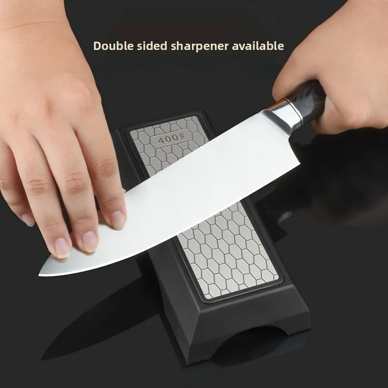 

Diamond Double-Sided Sharpening Stone Base Rapid Knife Sharpener for Kitchen Knives Scissors Grit Professional Grade Whetstone