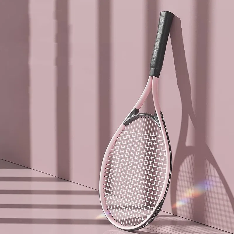 

Tennis trainer for beginners, adults, and children, with line rebound tennis racket self training assistance