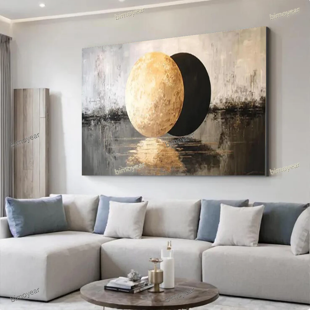 100% Hand Painted Abstract Oil Painting on Canvas Wall Art Picture Great Sea View Mural for Home Living Room Decor Image Gift