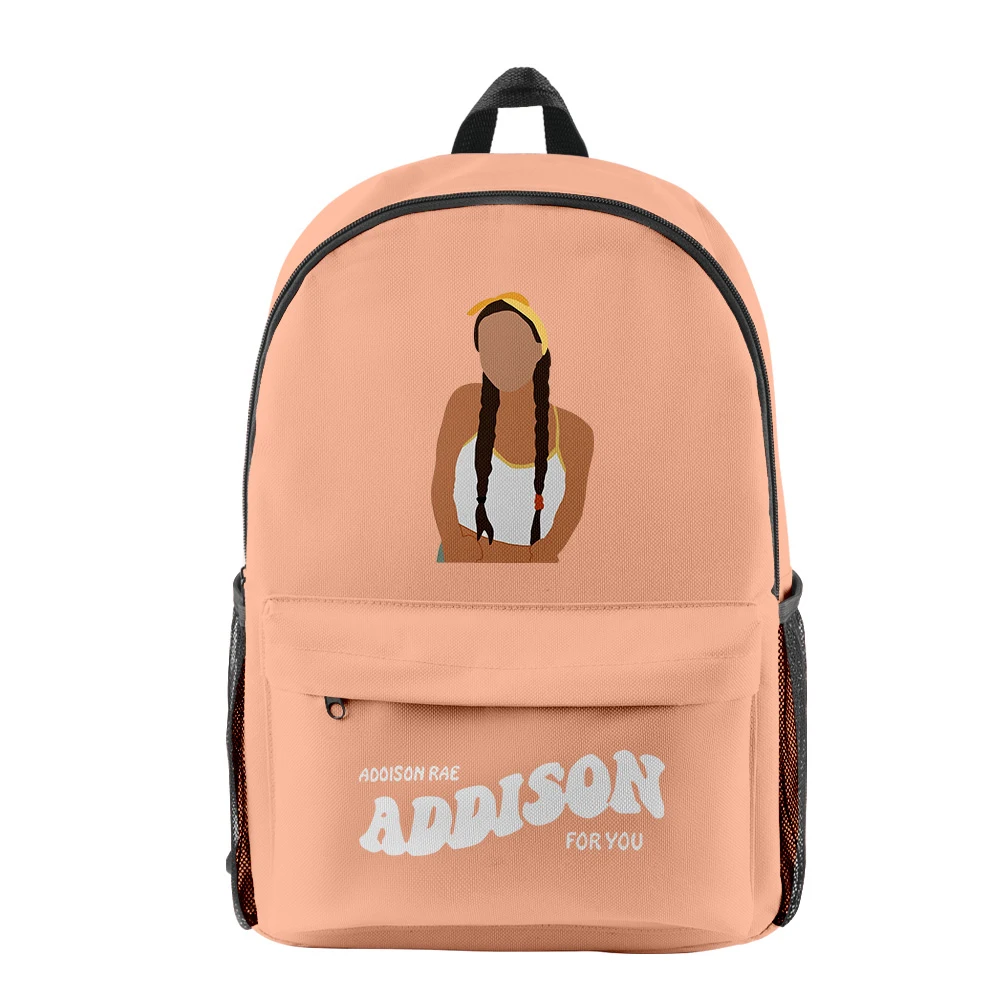 Mochilas Oxford impermeáveis para meninos e meninas, Popular e Engraçado, Addison, Ram Pupil, Bookbag Notebook, 3D Print, Viagem, Clássico