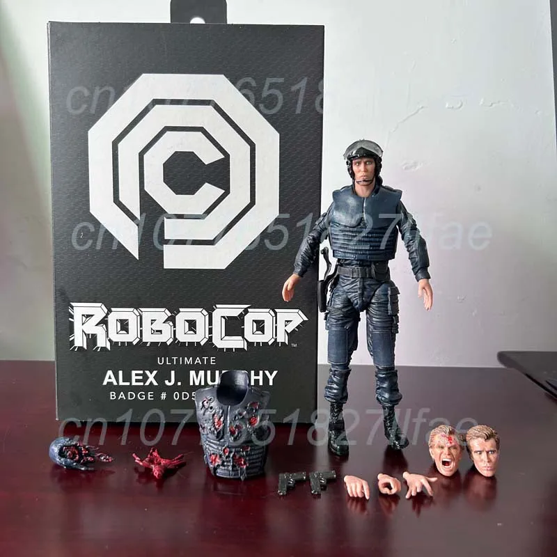 NECA الشكل Robocop Alex J. ألعاب نموذج شخصية الحركة من Caili ، دمية رائعة ، هدية تزيين الغرفة ، مفصل ، مجموعة متحركة