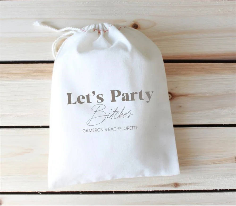 

20pcs Let's Party- Hangover Kit Bag - Custom Bachelorette Favor - Bachelorette Favor Bag - Hangover Kit Bags