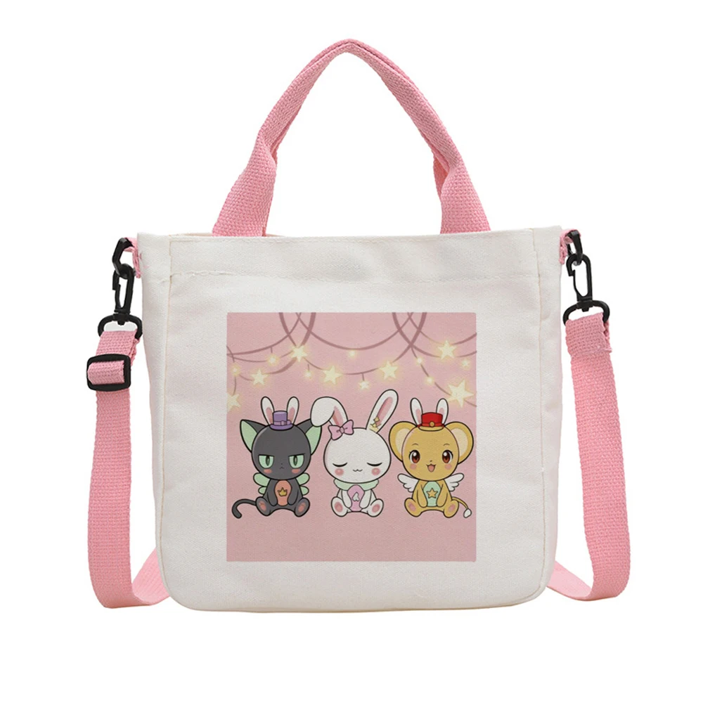 Cardcaptor Sakura tote bag torba na zakupy canvas  shopping reusable shoulder  femme