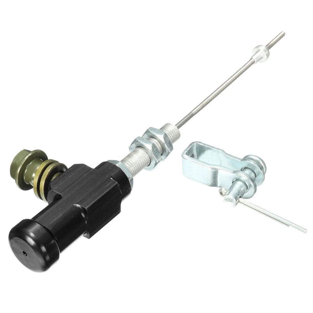 

2 Pcs Motorcycle Hydraulic Clutch Master Cylinder Rod Brake Pump M10X1.25Mm Aluminum Black & Silver