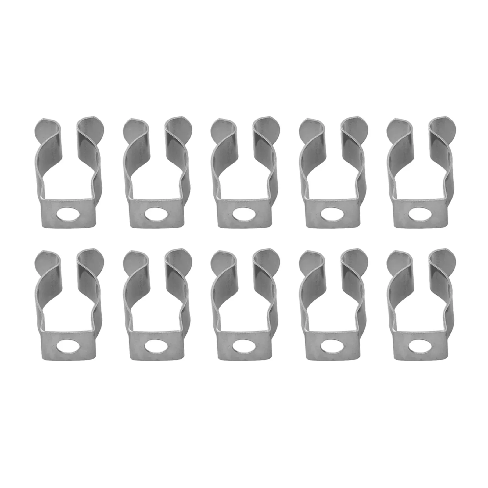 10pcs Heavy Duty Spring Terry Tool Clips Constructed With 304 Stainless Steel For Secure Tool Storage And Organization
