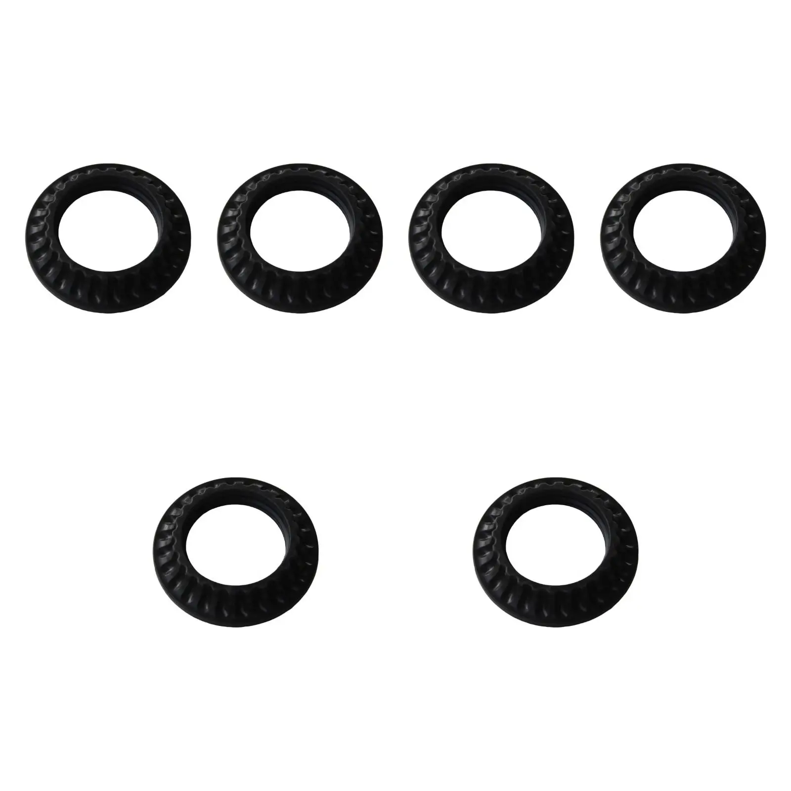 Anillo adaptador de soporte de pantalla de lámpara de 6 piezas para accesorios de enchufe de luz E26