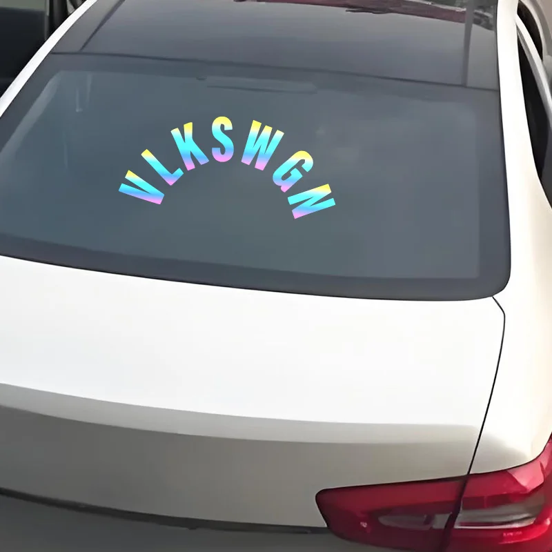 

VLKSWGN Car Rear Wiper Window Auto Stickers for Volkswagen Polo Golf Passat Tiguan Beetle Caddy Skoda Octavia Seat Leon Altea