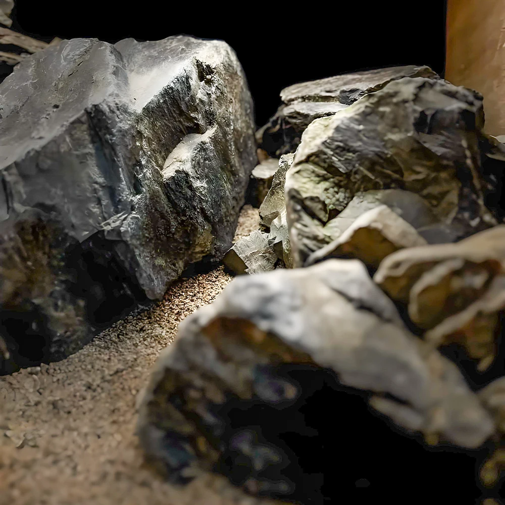 Mineral Natural en miniatura, Micro ferrocarril, piedra triturada, materiales de cama de carretera, modelo de construcción DIY, diseño de escena, Kits de Diorama, 1 bolsa