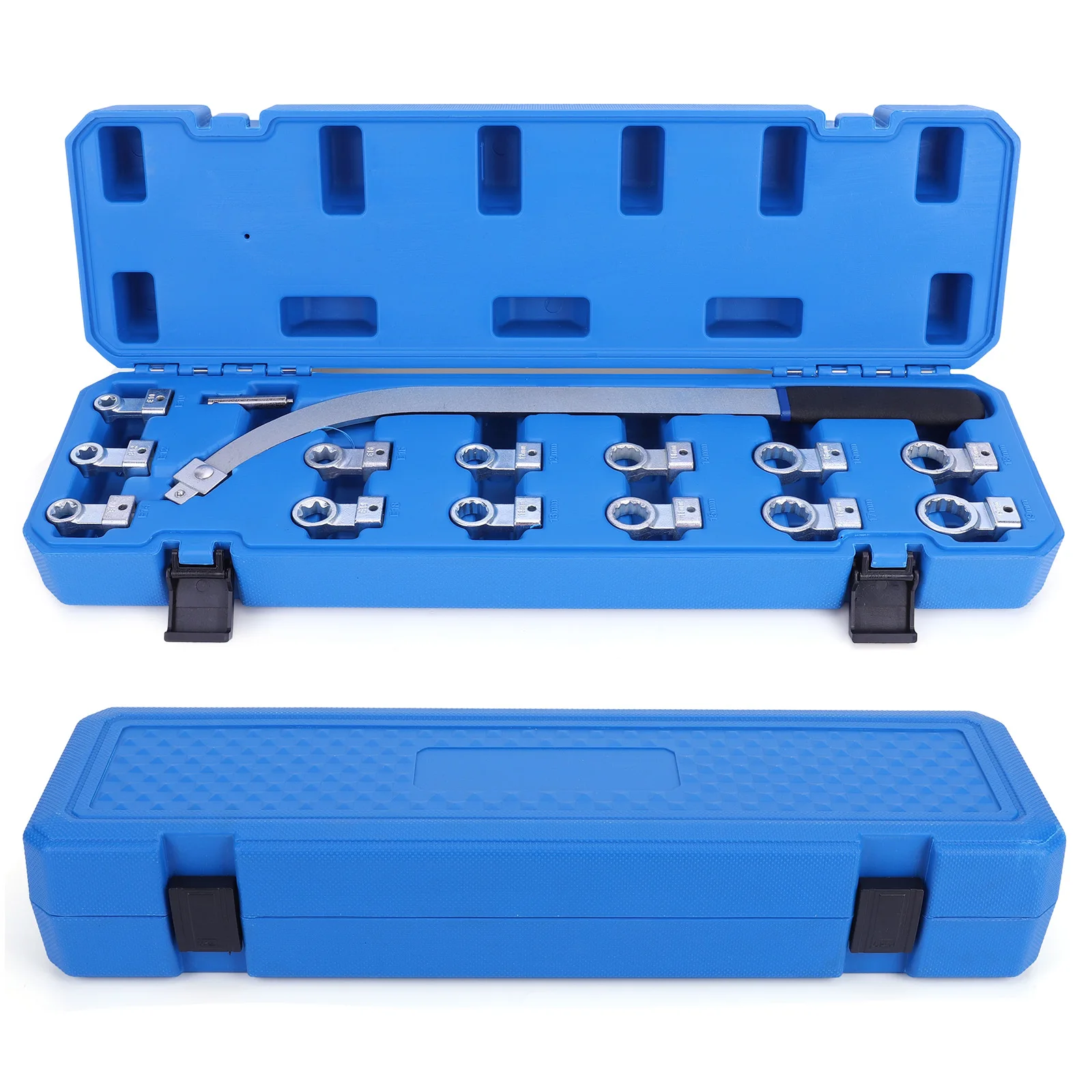 

15PCS Universal Auxiliary Idler Belt Tensioner Pulley Removal Tool Kit Idler Pulley Adjustment Wrench Fit for Most Vehicle Types