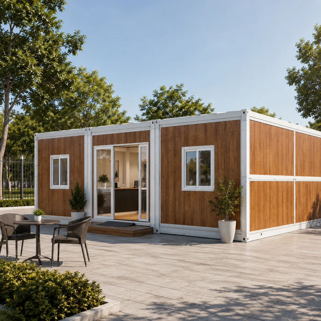 Foldable Office Building Cheap Folding Container House Prefabricated House Latest Design Mobile Storage