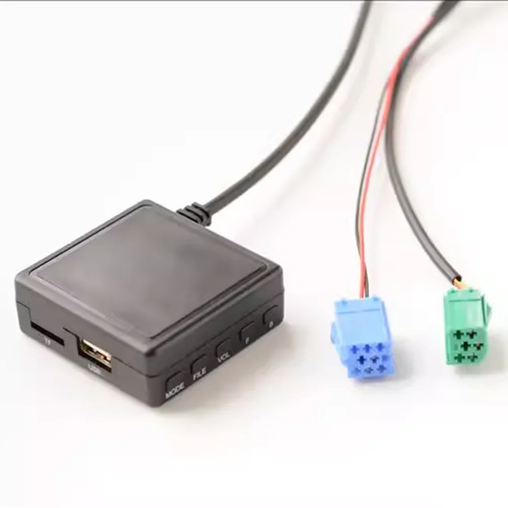 AUX USB TF Audio Bluetooth Adapter Wireless Input with Microphone Bluetooth Hands Free For Renault Update List Radio