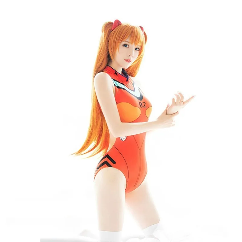 Cosplay Swimsuit Female Overwatch Song Hana DVA Swimsuit Bodysuit Tights Asuka Ayanami Rei