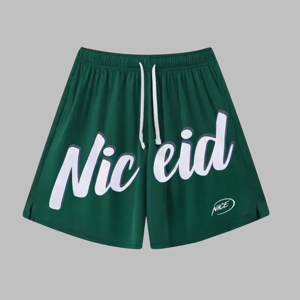 

New American Printed Tide Brand Sports Basketball Casual Outer Wear Men's Quick-drying Elastic Mesh Four-point Pants Moto Shorts