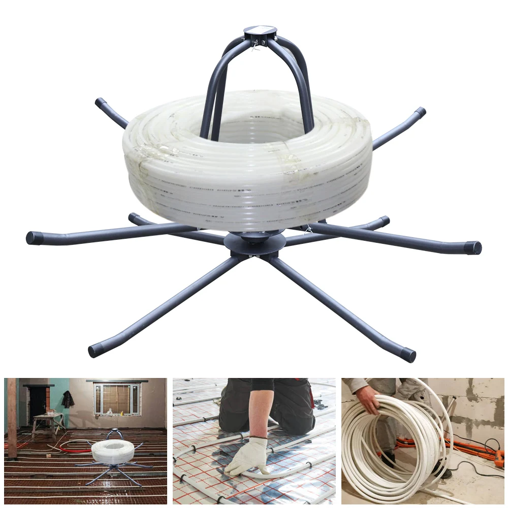 Underfloor Heating Hose Reel, Hose Uncoiler, Hose Reel, Hose Reel, Composite for Pert, Pex, Pe, etc. with Bag