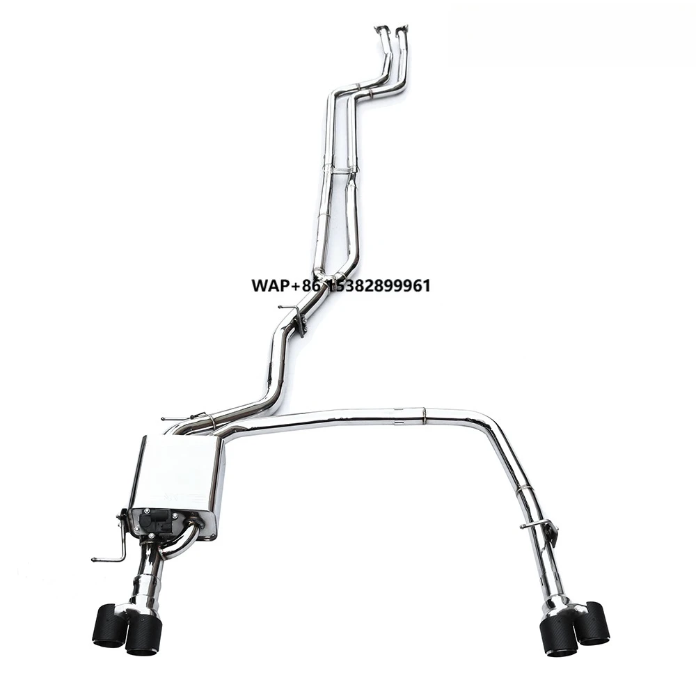 Exhaust Pipe OEM 304 Stainless Steel Escape with Vacuum Valve for 528 E60 Racing Catback Exhaust System Muffler