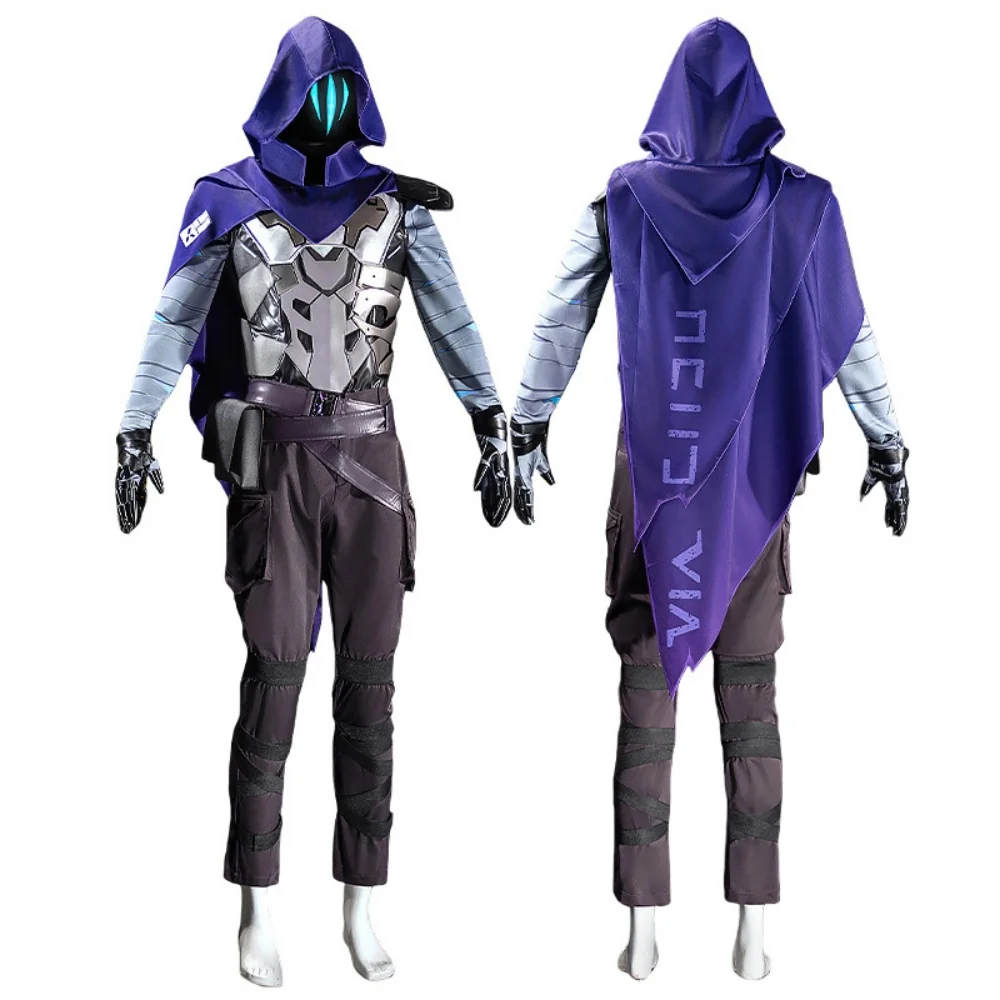 Game Valorant Omen Cosplay Costume Full Set Valorant Omen Cosplay Costume Outfits