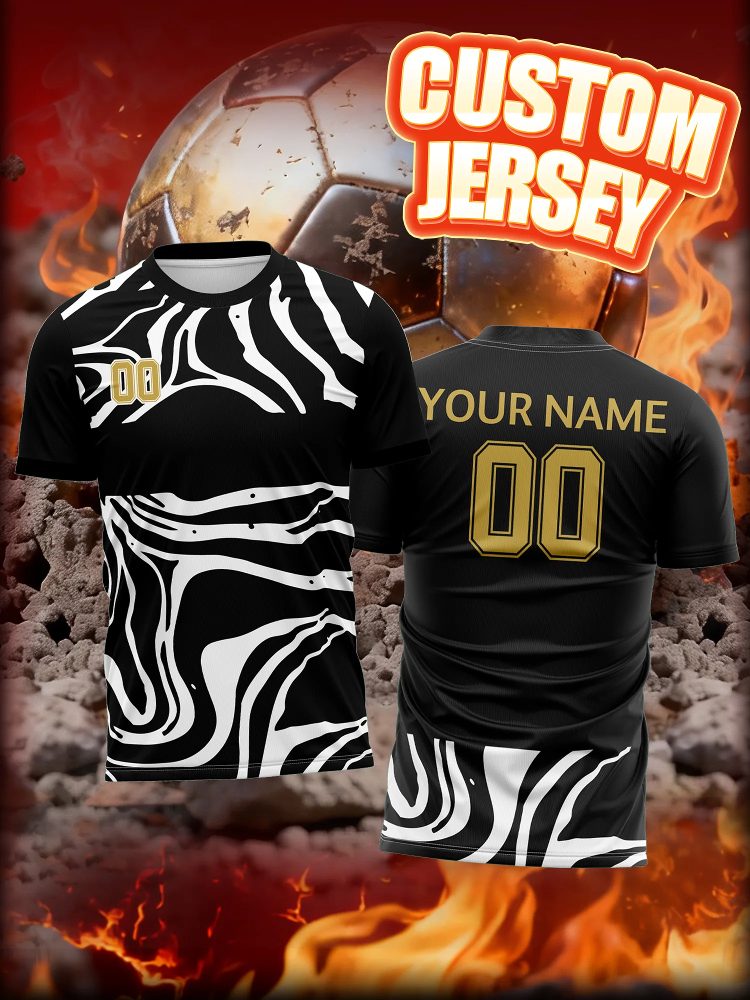 

Футболка для футбола с индивидуальным изображением, номером и именем, униформа для школьных и студенческих команд, прочная быстросохнущая спортивная одежда для тренировок