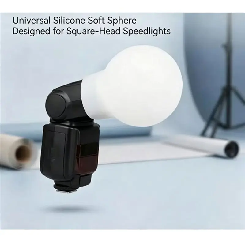 [NEW!】 For Godox Yongnuo Neewer Silicone Soft-Light For BALL AK-R24 Collapsible Structure Ideal For Daily Studio Portrait