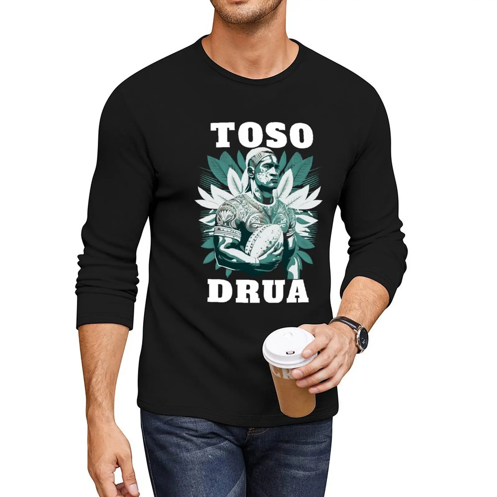 

Fiji Rugby Toso Drua Fijian Rugby Long T-Shirt Oversized t-shirt vintage t shirt mens plain t shirts