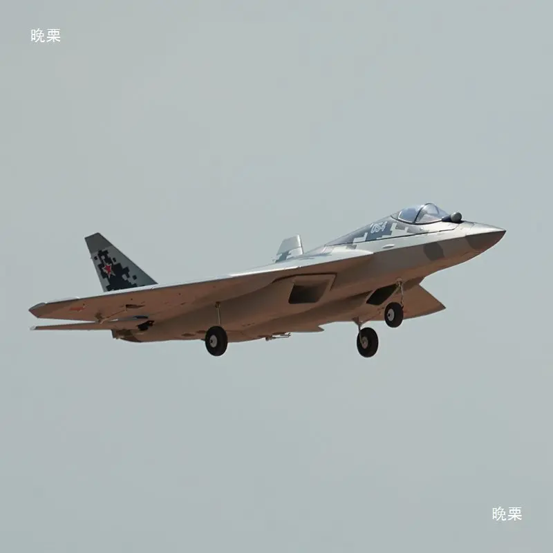 Xfly مزدوج 40 مللي متر Su-57 ثابت الجناح طائرة نموذجية كهربائية محرك مزدوج في القناة عالية السرعة Rc الطائرات للعبة والهوايات هدية