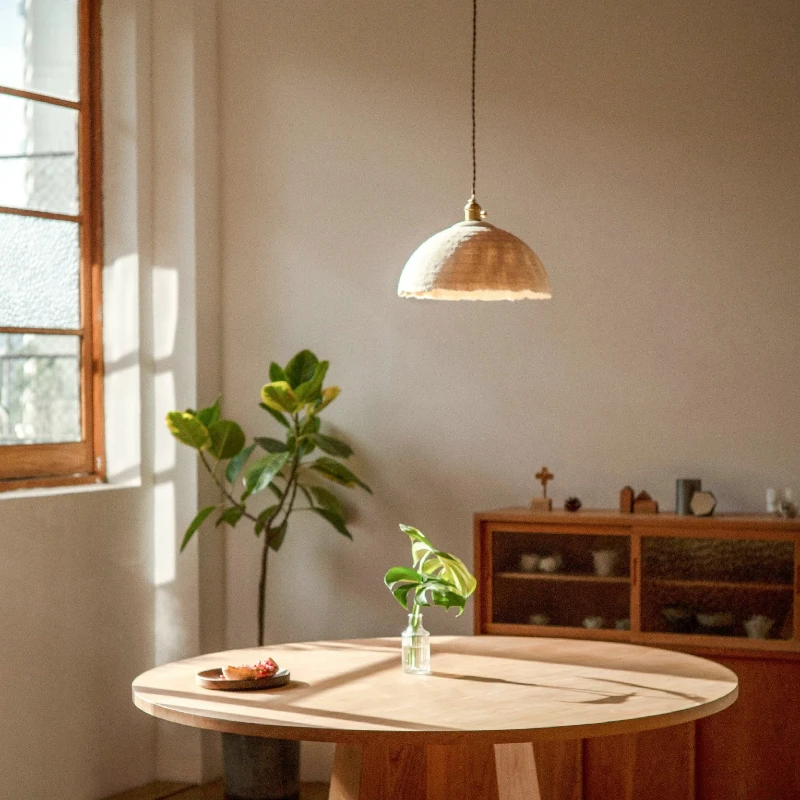Paper Handmade Eco-friendly Lampshade Pendant Lights Homestay Restaurant Tea Room Atmosphere Background Decoration Hanging Lamps