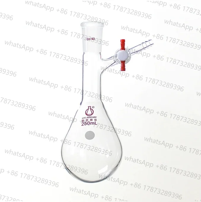 Grinding Mouth Eggplant-shaped Reaction Distillation Flask Schlenk 10/25/50/100/250/500/1000ml