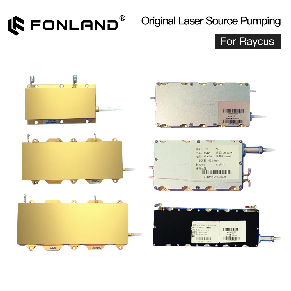مصدر ليزر أصلي من رايكوس بقوة 120-1000 واط، وحدة ألياف ضوئية، ليزر نبضي