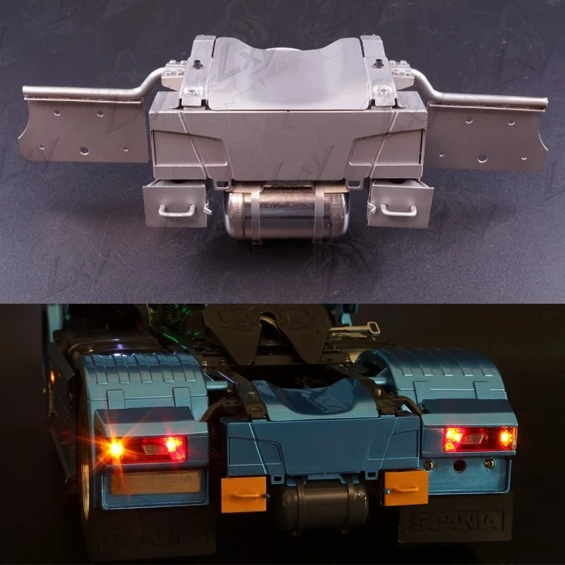 

1pcs Metal Slip Stopper Tail Beam Anti-slip Device Tail Boom for 1/14 Tamiya RC Truck Scania R730 R620 R470 56323