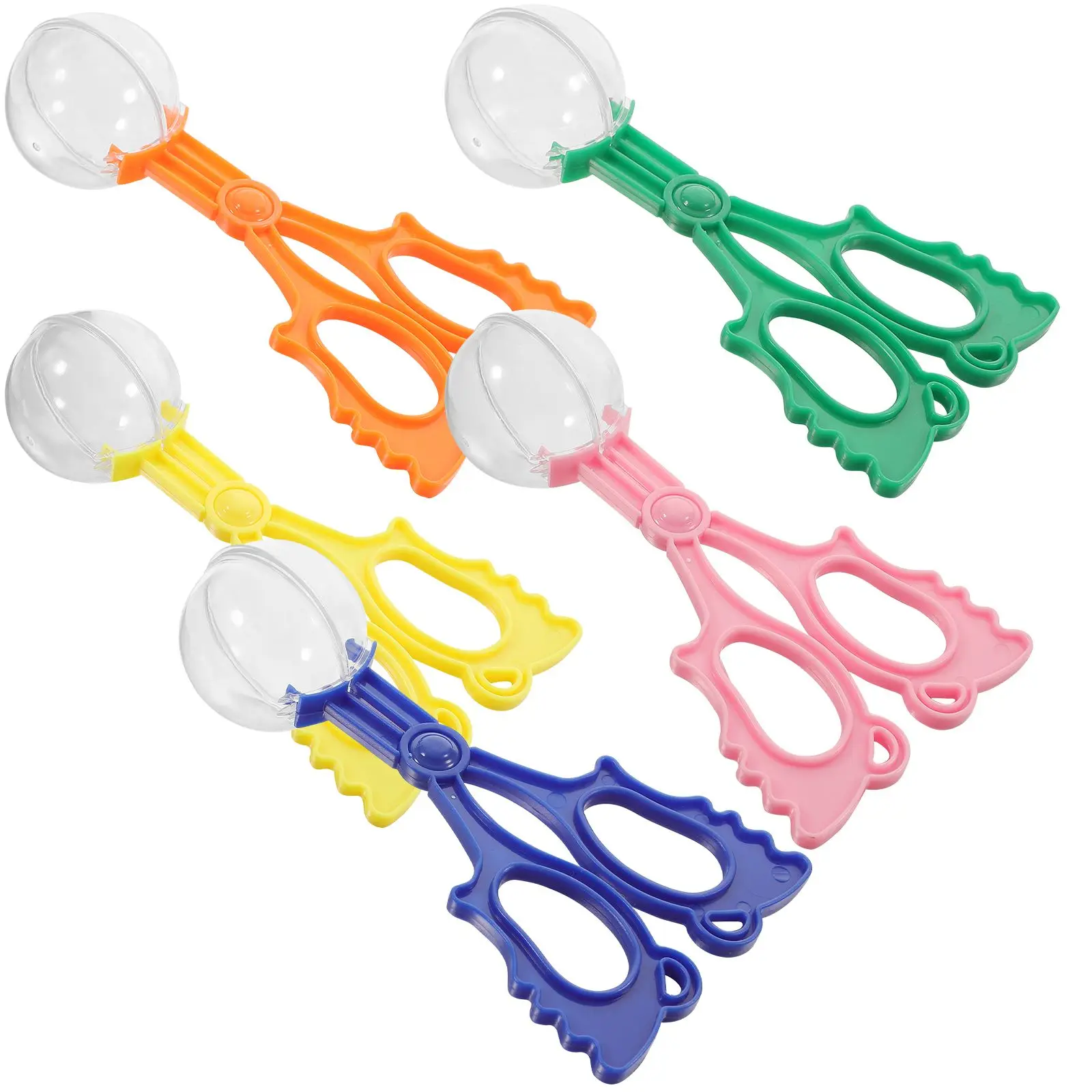 5 Pcs Scissors Kids Catch Clamp Scooper Toys Outdoor Bug Catcher Play Eco Insects Catch Scissors Friendly
