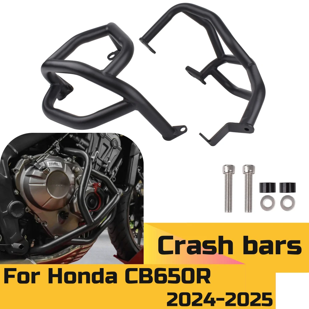 

CB650R защита двигателя, дорожные дуги для Honda CB 650R 2024 2025 CB650 R, бампер, защита от падения рамы, аксессуары для мотоцикла