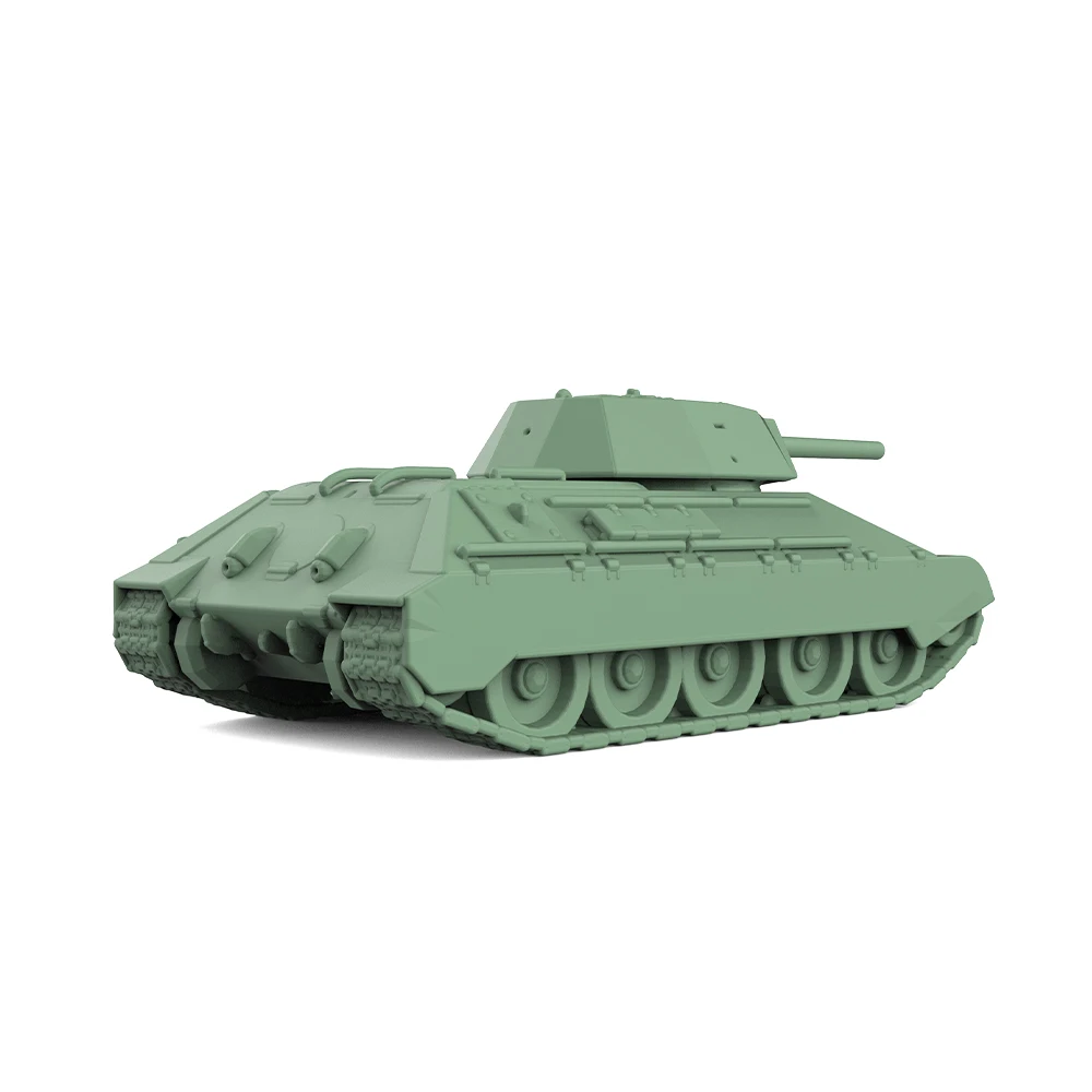 

1/220 1/160 1/87 SSMODEL SS879 Railway Military Model Kit Soviet T-34E Medium Tank