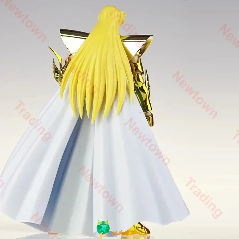 โมเดล CS นักรบเซนต์เซย่า ชุดมิธคลอธ EX ราศีกันย์ ชากะ ว และราศีอังโรมีดา ชุน พร้อมฐานดอกบัว ชุดอัศวินทองแห่งราศี ฟิกเกอร์แอคชั่น