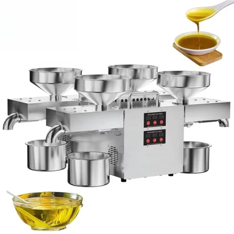 

Small Business Oil Press Machine High Capacity 20kg Hour Commercial Grade Oil Press Machine