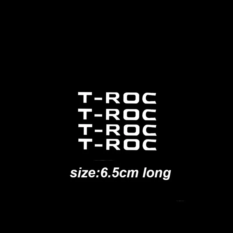 4 قطعة ملصقات جسم السيارة لشركة فولكس فاجن فولكس فاجن TROC T-ROC