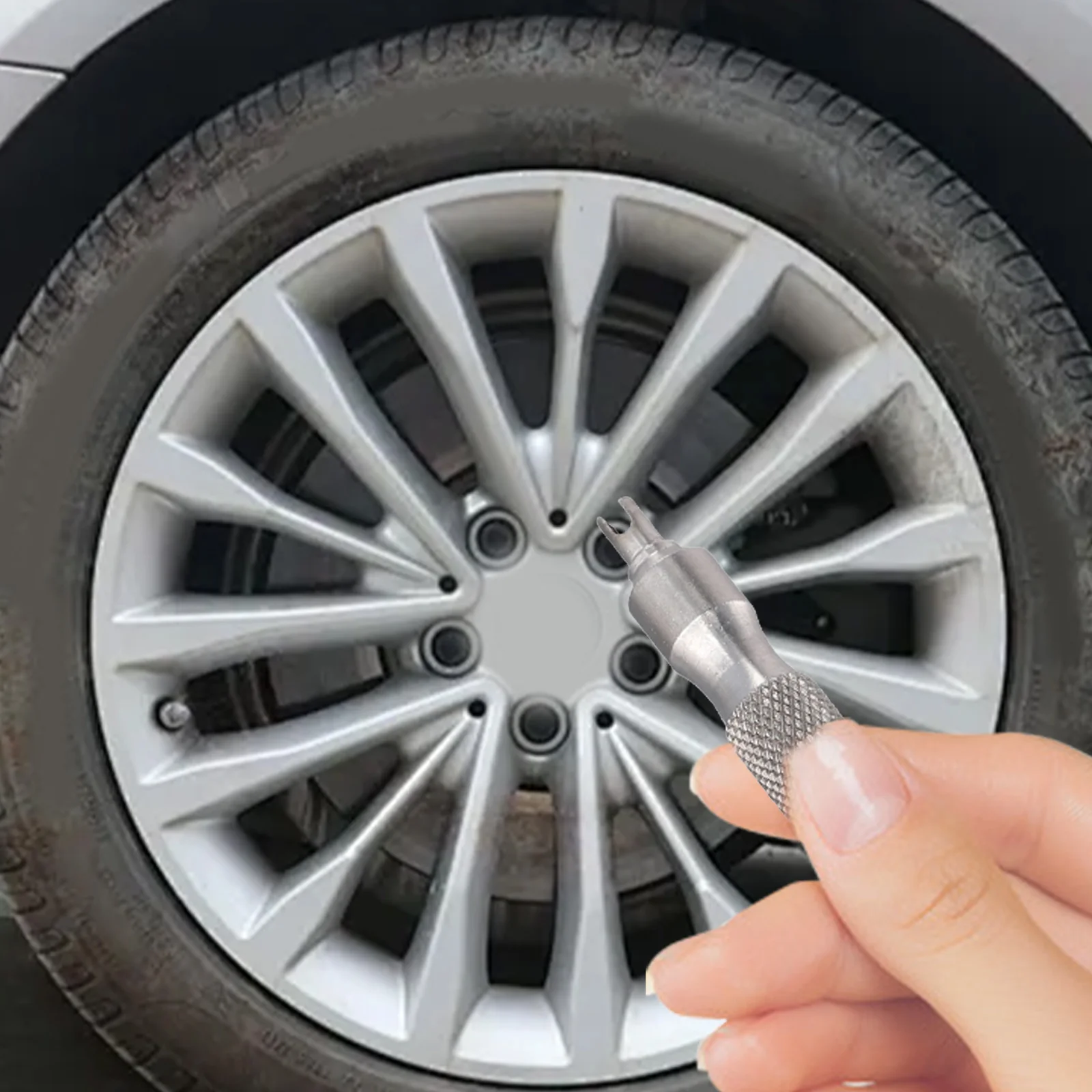 

Must-Have Accessory Portable Valve Core Removal Tool Tire Valve Core Tool Efficient Tire Maintenance High Quality