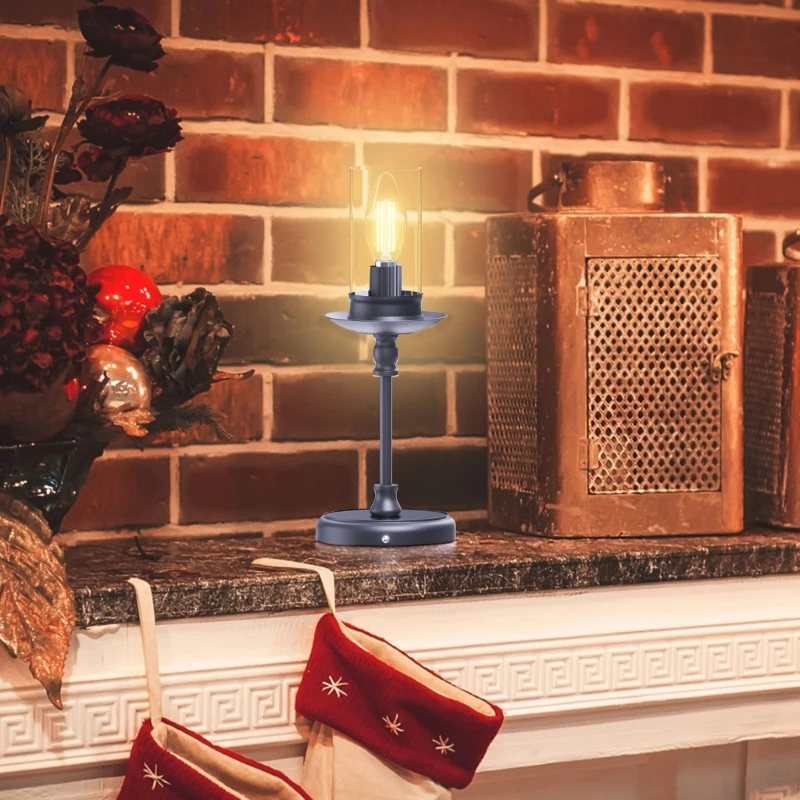 J6PD Candelabra Lamp Night Light Dimmable Anmulate Lamp Lamp