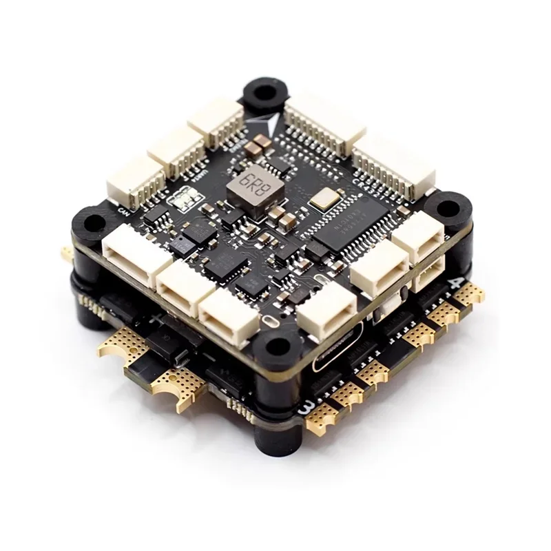 RoRuSLA-H743 FC&ESC Stack Micoair743 Dual IMU Flight Controller Bluejay_48K 60A 4In1 ESC Supports PX4 Firmware