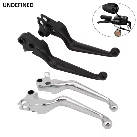Motorcycle Chrome Black Brake Clutch Levers For Harley Touring Road King Sportster XL 883 1200 Softail Fat Boy Dyna Low Rider